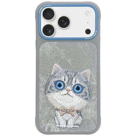 Nimmy Big Eyed Pet 2.0 katteveske for iPhone 17 - grå