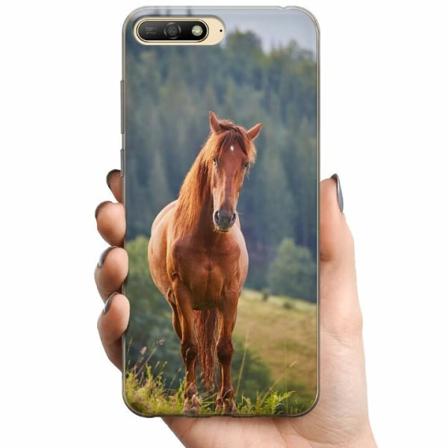 Huawei Y6 (2018) Tpu Mobilskal Hästar