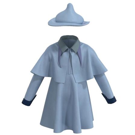 Beauxbaton Full Girls Uniform Fleur Delacour Samma kostymer Barn 140