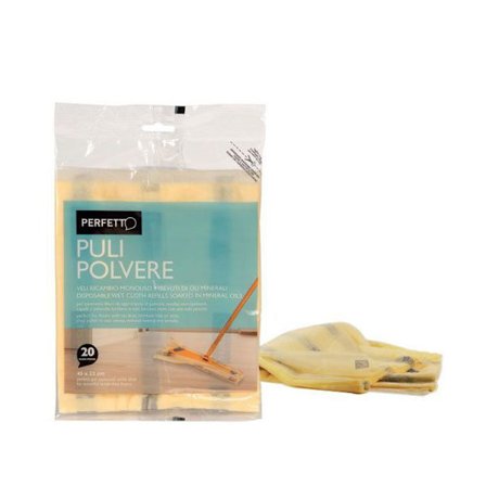 Perfetto - 0260C - Parfait 0260 C Dammsugare Låda med 20 dammsugare, cm 45 x 22, Gul