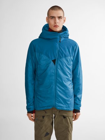 Klättermusen - Alv Hoodie w zip Men's - Blue Sapphire - M