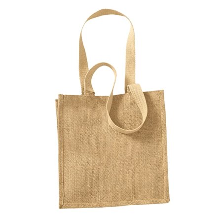 Westford Mill Jute Compact Tote Bag - 10 liter En storlek Natura