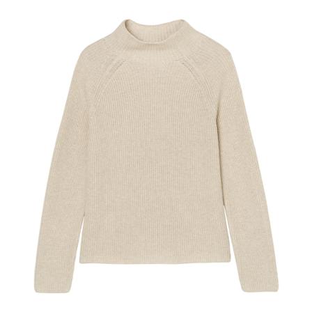 Marc O'Polo Mock-neck knit jumper in a regular fit inbo, Dame Striktrøjer