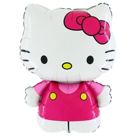 Folieballon Hello Kitty Fuchsia
