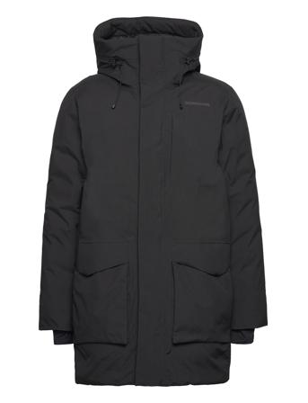 Akilles Usx Parka Parkas Jakke Svart Didriksons*Betinget Tilbud