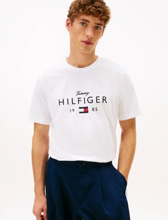 Tommy Hilfiger Brand Love Big Hilfiger Tee - White - XL