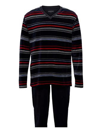Pyjama Long Blue Schiesser