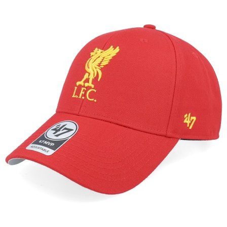 47 Brand - Football Rød adjustable Kasket - Liverpool FC Mvp Red Adjustable @ Hatstore