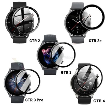 Mjukt fiberglas skyddsfilm för Xiaomi Amazfit GTR 2 2e 3 pro 4 Smartwatch Full Cover Skärmskydd GTR3 GTR2 GTR4 Glas