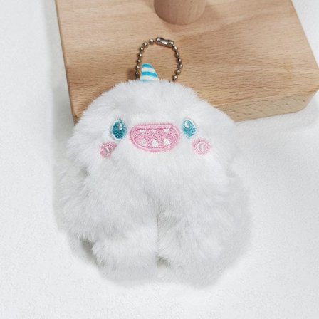 4 Stk Nøglering Telefon Nøglebånd HVID