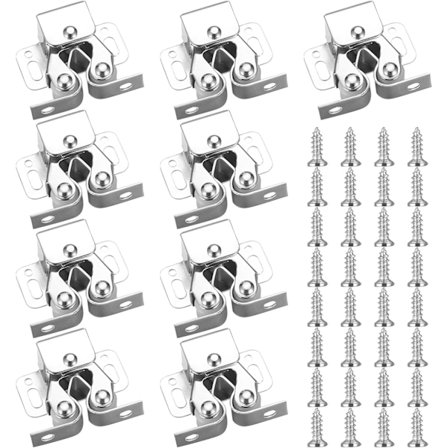 10 st Dubbla Rullås för Skåpdörrar, Garderobsdörrar, Köksluckor, Garderober
