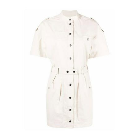 Isabel Marant Étoile Ro2112-22P019E Kjole Hvid, Dame