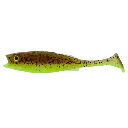 LMAB Köfi Perch Shad 23cm Green Pumpkin Chartreuse