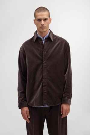 NN.07 Casper Overshirt Herre Brun