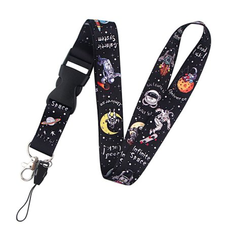 Stilrent Slittåligt GALAXY Nyckelband