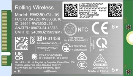 HP 4G LTE-AP Cat 16 WWAN