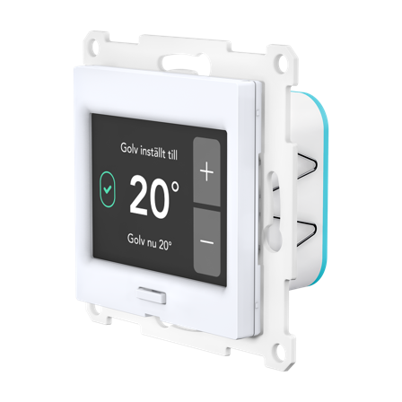Plejd TRM-01-SW Termostat Vit (RAL 9003), Värme