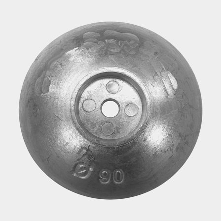 Magnesium anode Martyr, Ø11 mm / Ø125 mm, for trim tabs / rudder