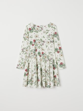 Polarn O. Pyret - Floral twirl dress - 86 - Childrenswear - white