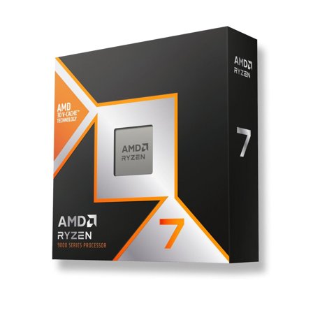AMD Ryzen 7 9800X3D - AM5 8 kjerner, 16 tråder, 4.7GHz - 5.2GHz, 96MB Cache, DDR5, PCIe 5.0, 120W TDP, uten kjøler