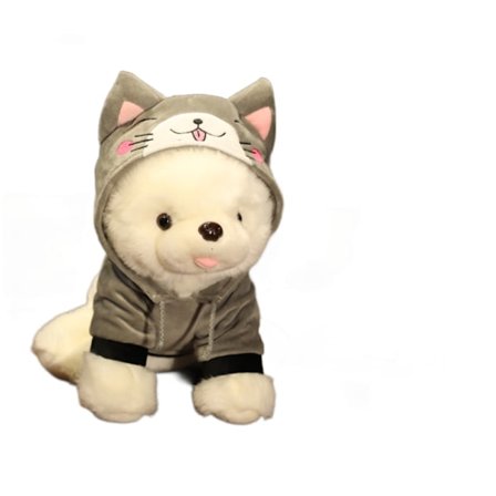 35 cm Søt dressing valp plysjleker Pomeranian dukker fylte