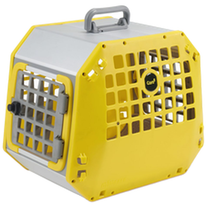MimSafe - Hundebur Care² Yellow Medium - Hund - Hundebur & transportvesker - Bilbur & hundetransportbur - ZOO.no