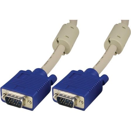 Deltaco VGA-kabel - HD-15 (VGA) (hann) til HD-15 (VGA) (hann) - 3 m