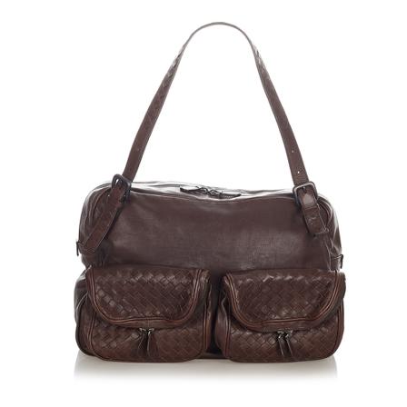 Bottega Veneta Vintage, Pre-owned Shoulder Bag Bruin, Dames, Maat:ONE Size