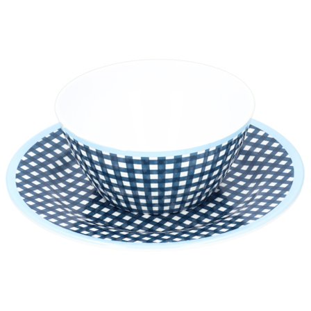 Imiteret porcelæn tallerken skål sæt frugtsalat dessert tallerken porcelæn til køkken