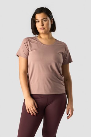 ICANIWILL - Stride T-shirt Wmn Light Mauve - Damen - ICIW