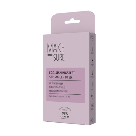 Make Sure Eggløsningstest Strimmel, 10 stk.