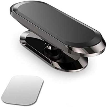 Magneettinen auton puhelinteline (musta), universaali magneettinen pidike 360 ° pyörimisellä, magneettinen puhelinteline yhteensopiva kaikkien Samsung