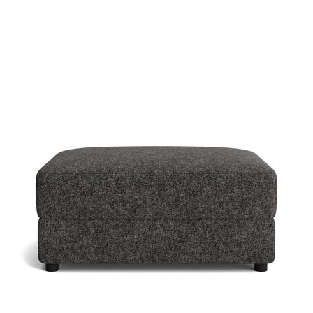 Pescara puf, opbevaring - Genesis Antracit - 90x70x43 - Puf