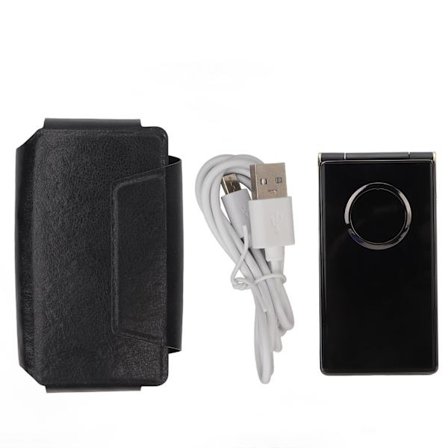 M3 1 Clamshell 2G Mobiltelefon Stor Skærm Lang Standby 5900mAh Dual SIM Flip Senior Mode Telefon