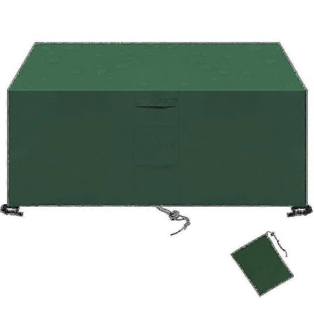58 Storlekar 420d Vattentätt Oxford Trädgårdsmöbelskydd för Uteplats, grön