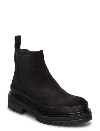 Biadicy Chelsea Boot Black Bianco