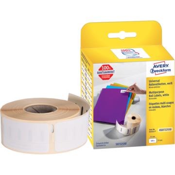 Etikett Hvit Dymo 51x19 mm