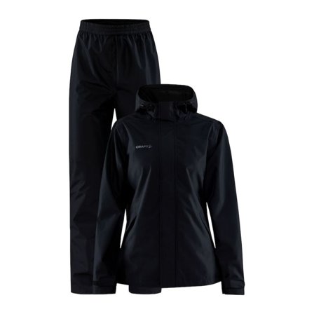 Craft Core Explore Rain Set Women ́s Men rainwear sets Black XS
