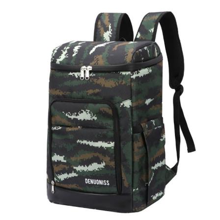 Dame jente ryggsekk skulder bag skolesekk Isolert utendørs piknik øl bag 24-28L vanntett ispakke Rainforest camouflage