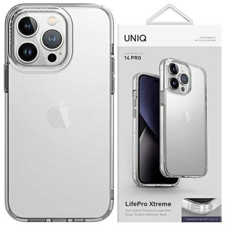 UNIQ LifePro Xtreme-deksel iPhone 14 Pro Max 6.7 gjennomsiktig/krystallklar