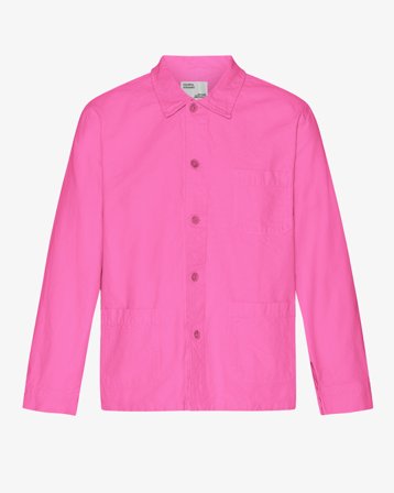 Organic Workwear Jacket - Bubblegum Pink M