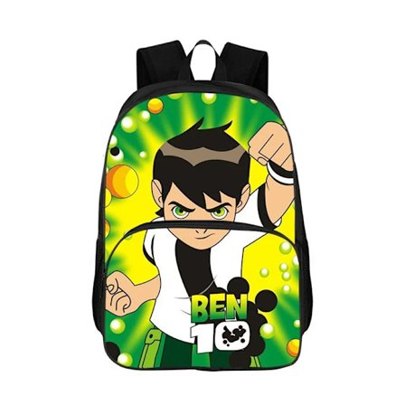 Drenge pige tegneserie rygsæk, 16 tommer klistermærke taske børn skuldertaske anime bogtaske college bogtaske, klassisk rejse rygsæk, udendørs rejse 