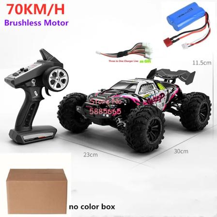 Professionell mästerskap 4WD Racing Elektrisk RC-bil modell 1:16 70 km 150M borstlös Highlight Light Metal differential RC-lastbil Red No Color Box 1B