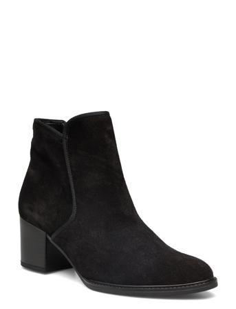 Ankle Boot Shoes Boots Ankle Boots Ankle Boot - Heel Svart Gabor*Betinget Tilbud