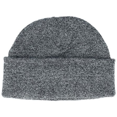 Beechfield - Grå cuff Beanie - Blank Traditional Antique Grey Cuff @ Hatstore