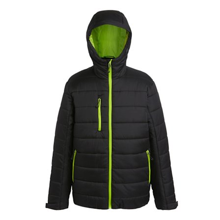 Regatta Professional Herr Termisk Vadderad Jacka 3XL Svart/Lime