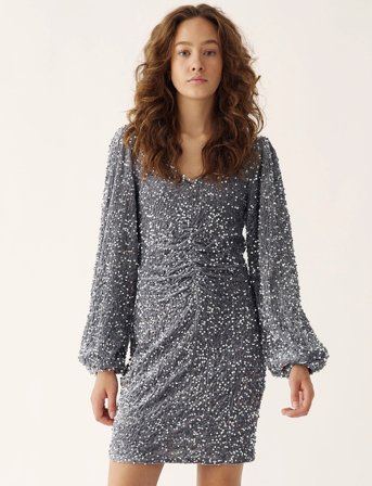 Noella Teagan Sh Dress - Grey - S