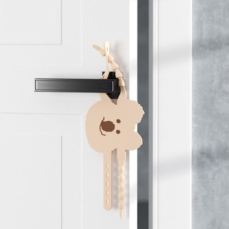 Dørhåndtagsdæksel Dør Dæmpende Lyddæmper BEIGE