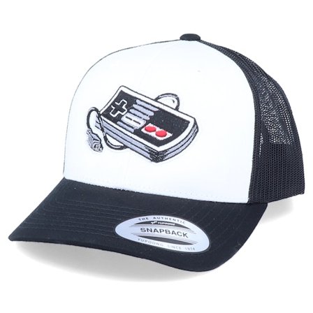 Iconic - White trucker Gorra - Og Controller Retro/Black Trucker @ Hatstore