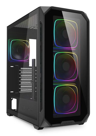 Sharkoon Ak5G Rgb Midi Tower Black